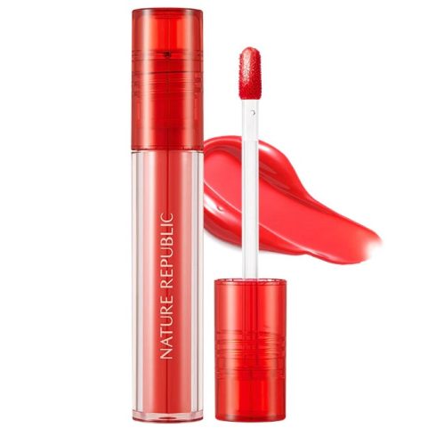 NATURE REPUBLIC By Flower Glass Dew Ajak Tint #02 Bare Scarlet